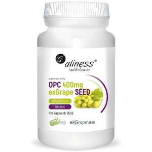 Aliness - OPC exGrapeSeeds 400 mg - 100 kapsułek